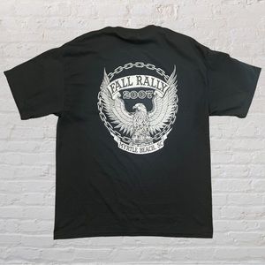 NWOT 2007 Myrtle Beach South Carolina Fall Motorcycle Rally Shirt Men Large.